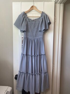 Ivy City Co Luna Dress in Blue